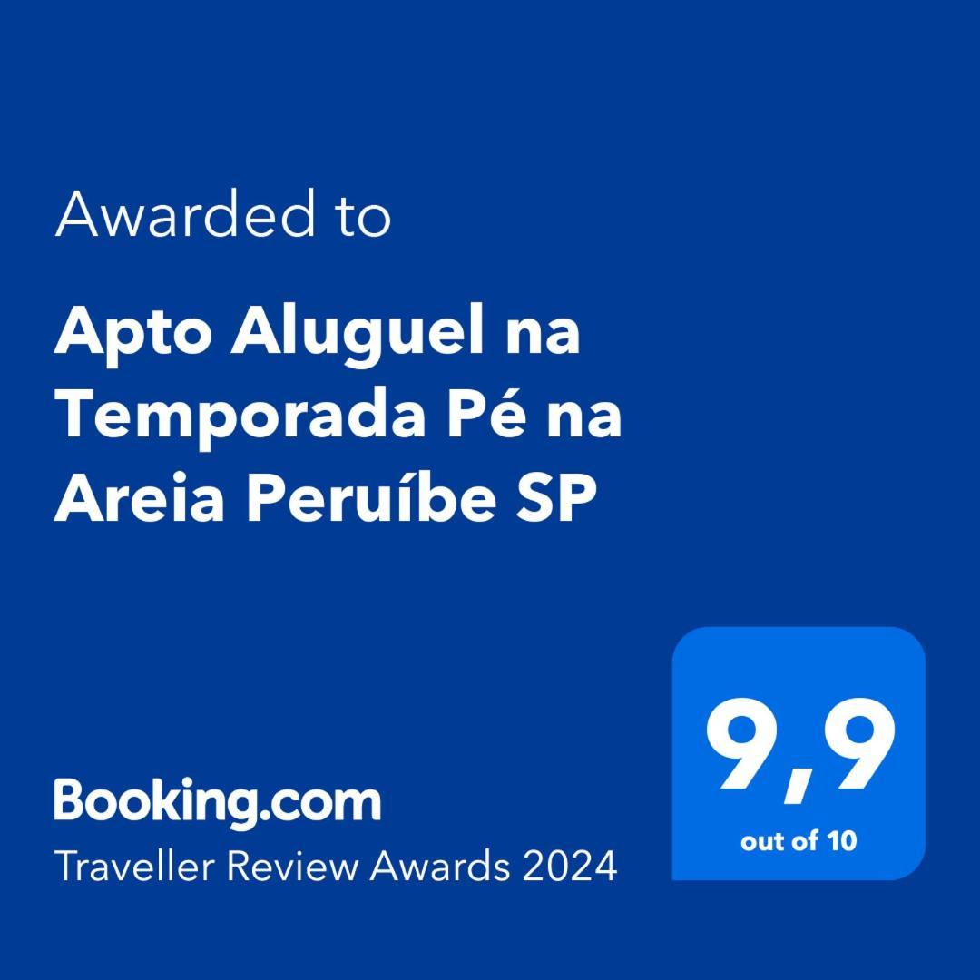 Apto Aluguel Na Temporada Pe Na Areia Peruibe Sp Eksteriør bilde