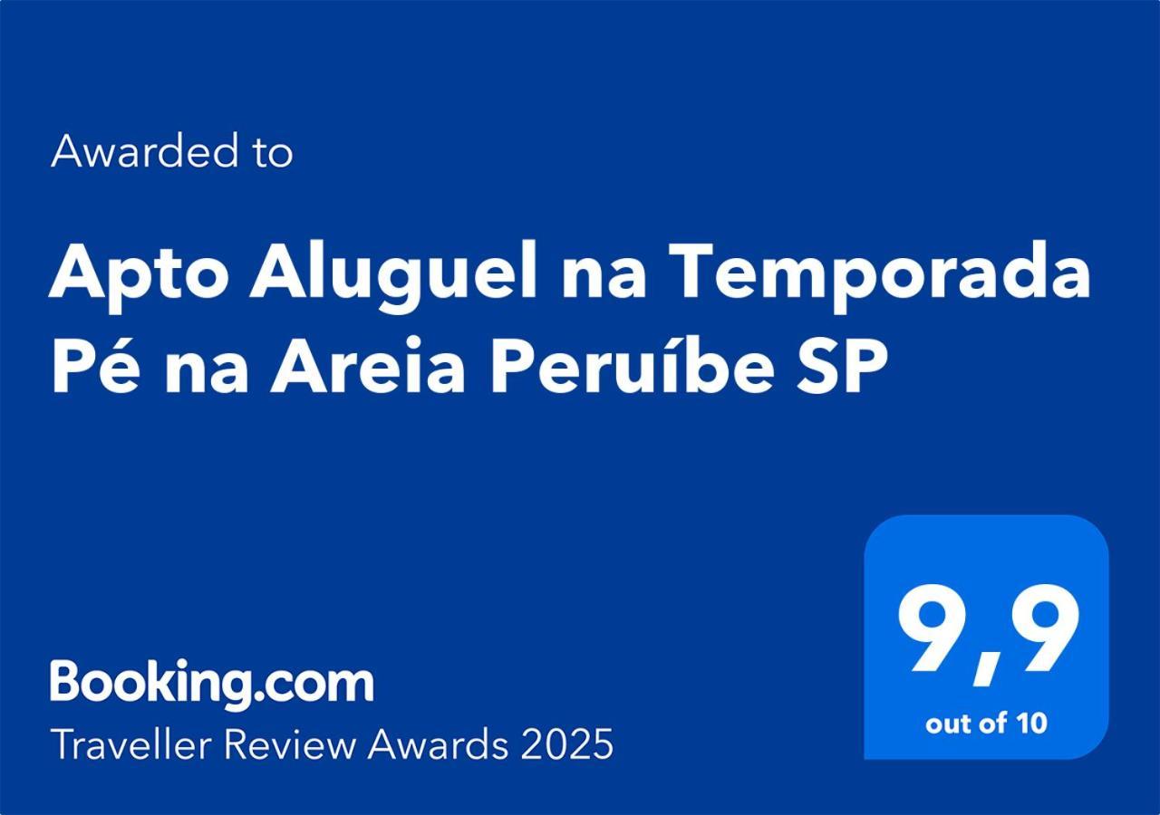Apto Aluguel Na Temporada Pe Na Areia Peruibe Sp Eksteriør bilde